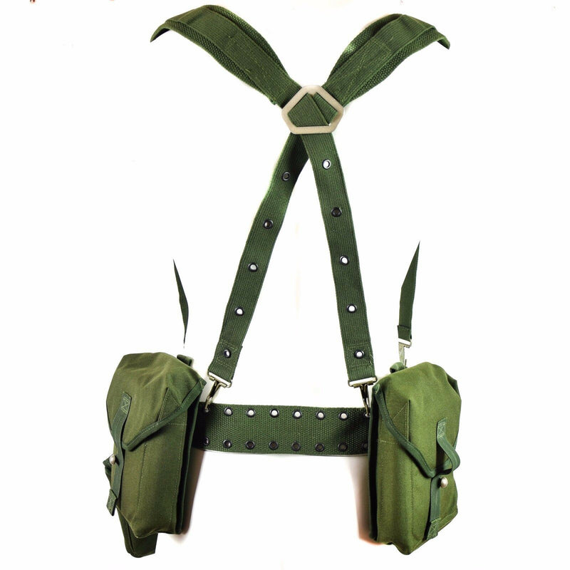 Original schwedische Armee Webbing Rig System 304 taktischer Gürtel H-Straps Hosenträger