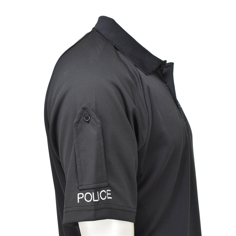 Original Britische armee T-Shirt taktische polizei polo-shirts atmungsaktiv Schwarz