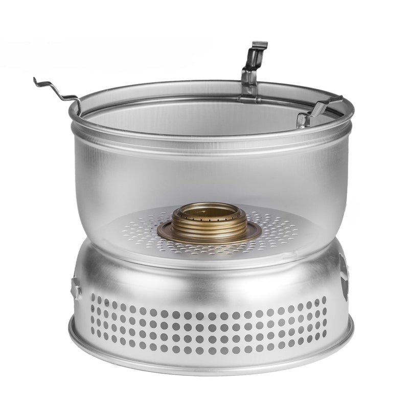 Trangia Outdoor-Kochsystem Kocher-Set Flüssigbrennstoff-Brenner Antihaft-Bratpfanne