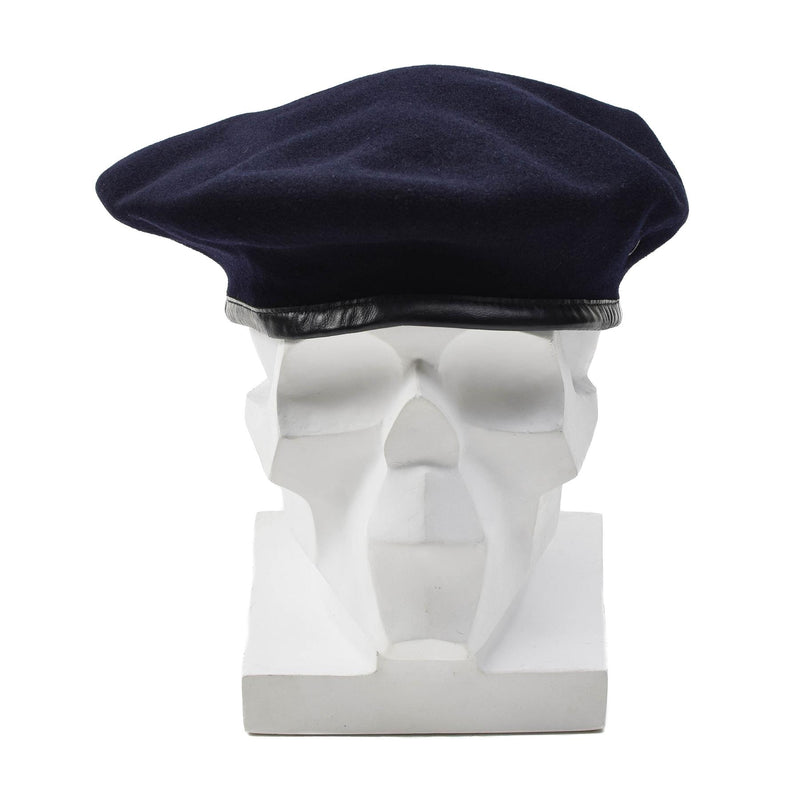 Original dunkelblaue Baskenmütze aus Wolle der französischen Armee, leichte Kommandomütze, Vintage, NEU