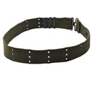 Originaler taktischer Gürtel der niederländischen Armee, Nylon-Lochkupplung, militärischer Überschuss, Olivgrün