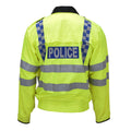 Original Scottish Community Volunteer Warnschutzjacke, reflektierende gelbe Arbeitskleidung