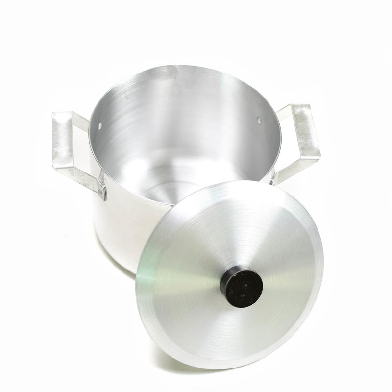 Original tschechischer Armeetopf mit Deckel, 2 l, Aluminium, Kochen, 0,5 Gallonen, Militärkochgeschirr