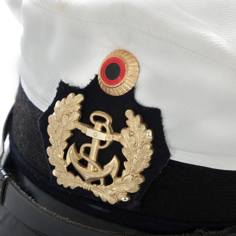 Original BW Deutsche Armee Offiziere Marines Kappe Visier Feldmütze Schirmmütze Marine Marine