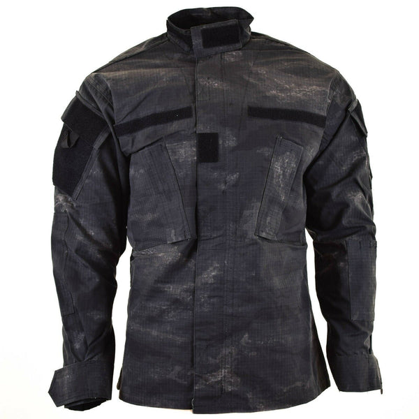 Marke Armee Militär US Stil Kampfjacke ACU Ripstop grau camo Felduniform