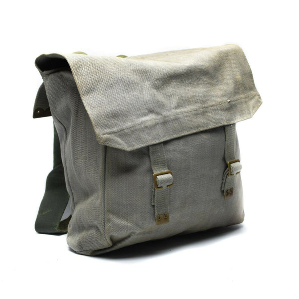 Original britische Armee M37 Brotbeutel Canvas grau Pack Militär große Seitentasche