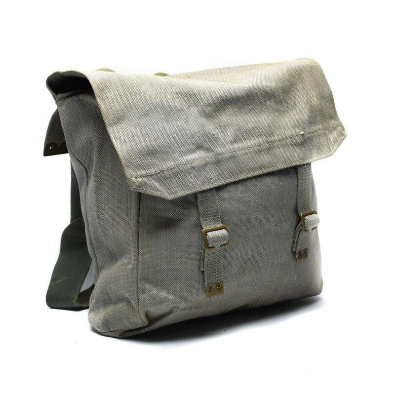 Original britische Armee M37 Brotbeutel Canvas grau Pack Militär große Seitentasche