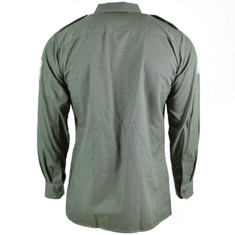 Original Österreichisches Bundesheer Hemd oliv Militär Kampf Langarm Tropic BDU NEU