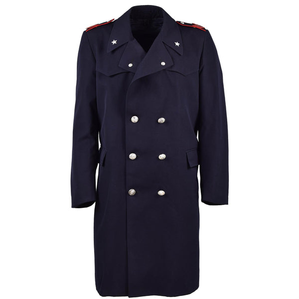 Original italienischer Militärpolizeimantel, langer Carabinieri-Trenchcoat mit Futter