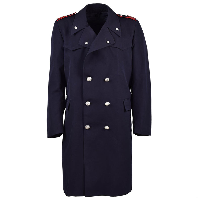 Original italienischer Militärpolizeimantel, langer Carabinieri-Trenchcoat mit Futter