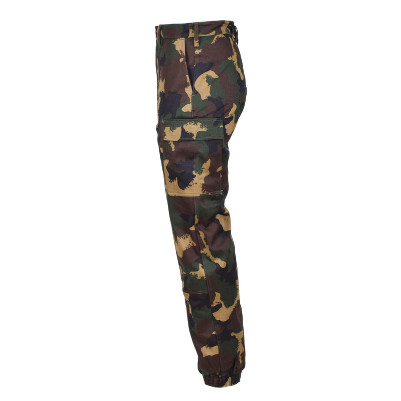 Original ungarische Feldtruppenhose M1990 Woodland Camo verstärkt NEU