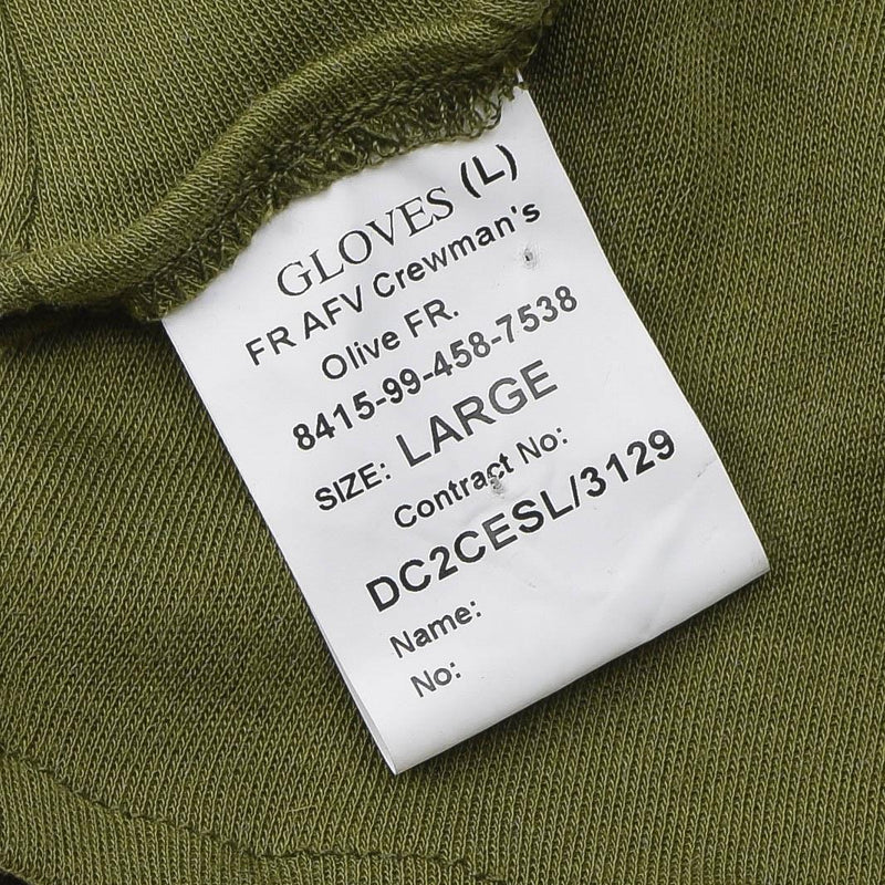 Echte britische Armeehandschuhe, olivfarbene Handwärmer, feuerfeste Faserhandschuhe, NEU