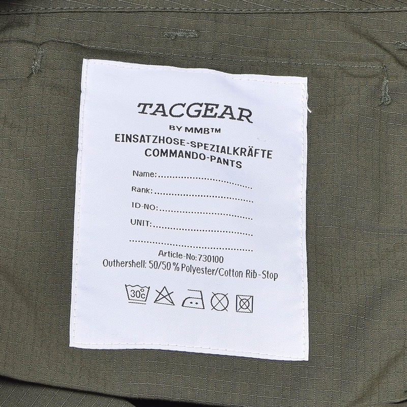 TACGEAR Militär Feld Cargohose Ripstop Taktische verstärkte Hose oliv