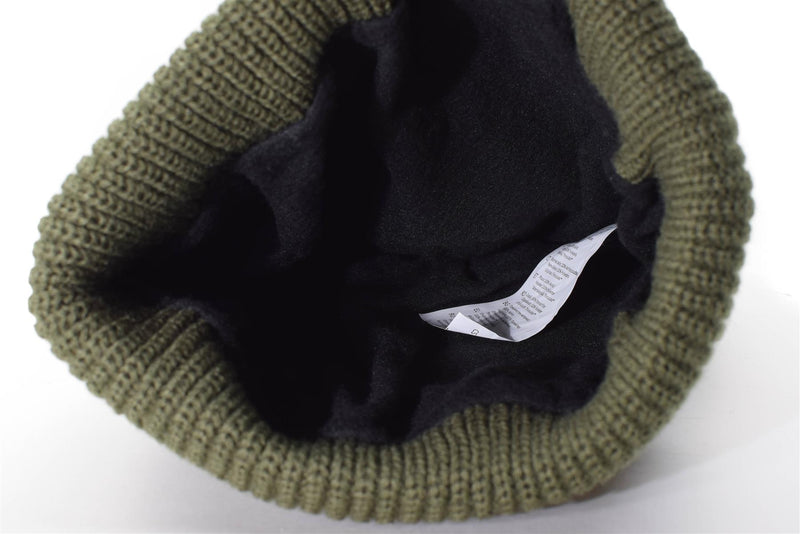 Marke Mil-Tec Beanie Strickmütze Strickmütze Wollmütze THINSULATE™ Oliv Wintermütze Einheitsgröße