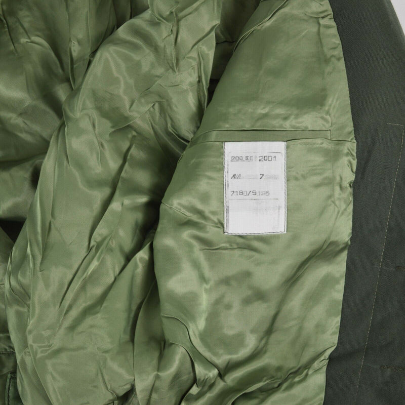 Original griechische Armee Field Ike Jacke Gabardine Wolle Blaze Griechenland Militär NEU