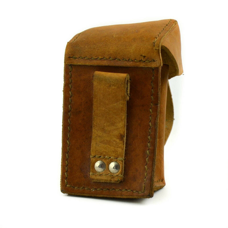 Original tschechische serbische jugoslawische Armee braunes Leder Munition Magazintasche Magazin