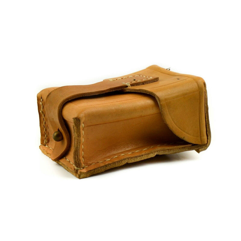 Original tschechische serbische jugoslawische Armee braunes Leder Munition Magazintasche Magazin