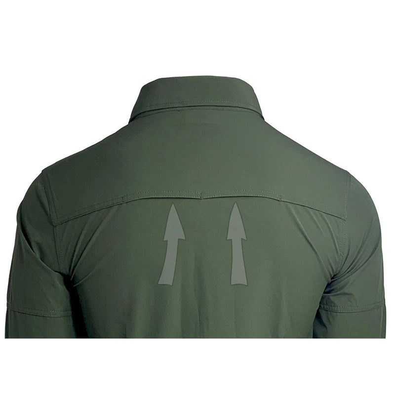 TEXAR Langarm Militärhemd Slim Fit Strapazierfähiges Kleidungsstück Klassische Armeehemden
