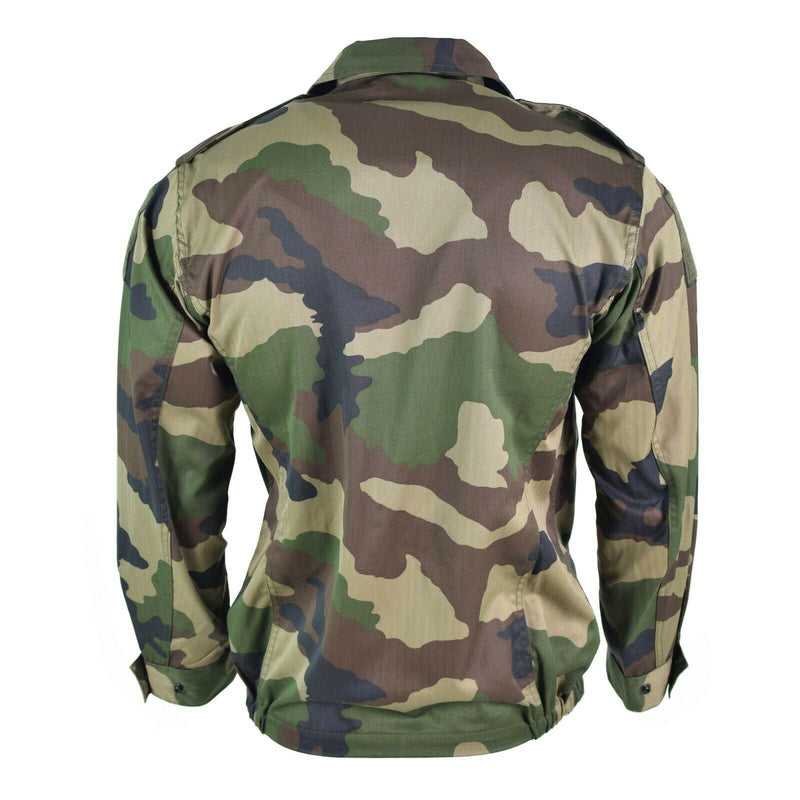 Original französische Armee F2 Kampfjacke Fatigue CE Camouflage Militärausgabe Überschuss NEU