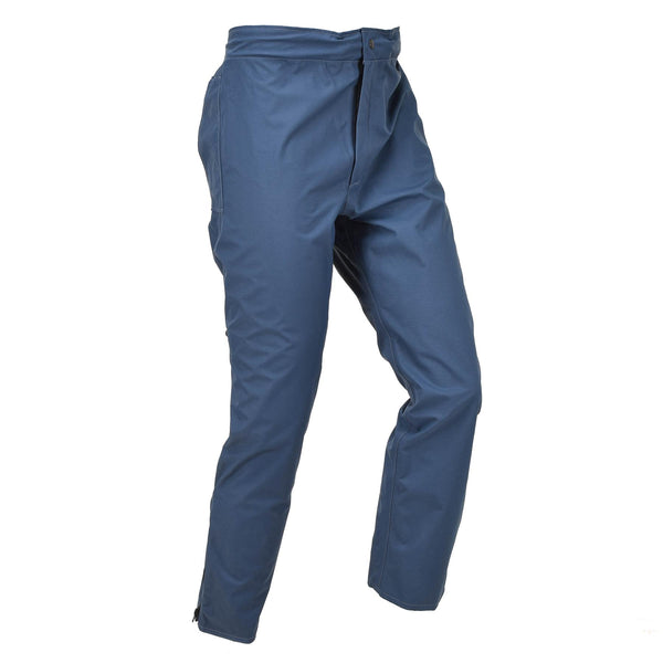 Original britische Royal Air Force Hose, wasserdichte blaue RAF-Regenhose