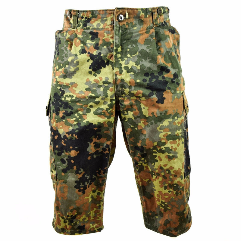 Original Bundeswehr Shorts Kampffeld Flecktarn Camouflage Bermuda