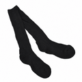 Original britische Militär-Wintersocken, warmer Rippstrick, EU 39–40, Schwarz