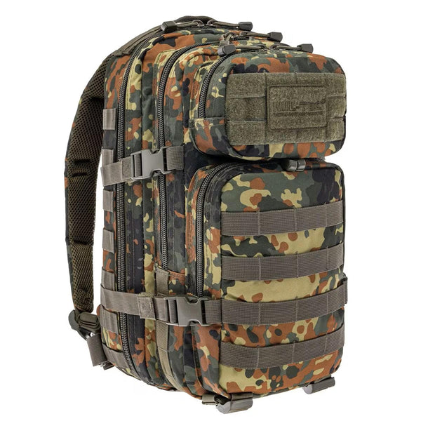 MIL-TEC US Assault taktischer Rucksack Trekking Flecktarn 20Liter Wandertagesrucksack
