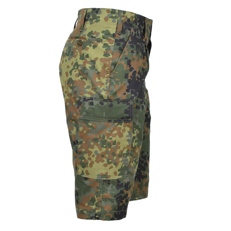 Leo Kohler Knielange Shorts Militär Bermuda Flecktarn Camouflage