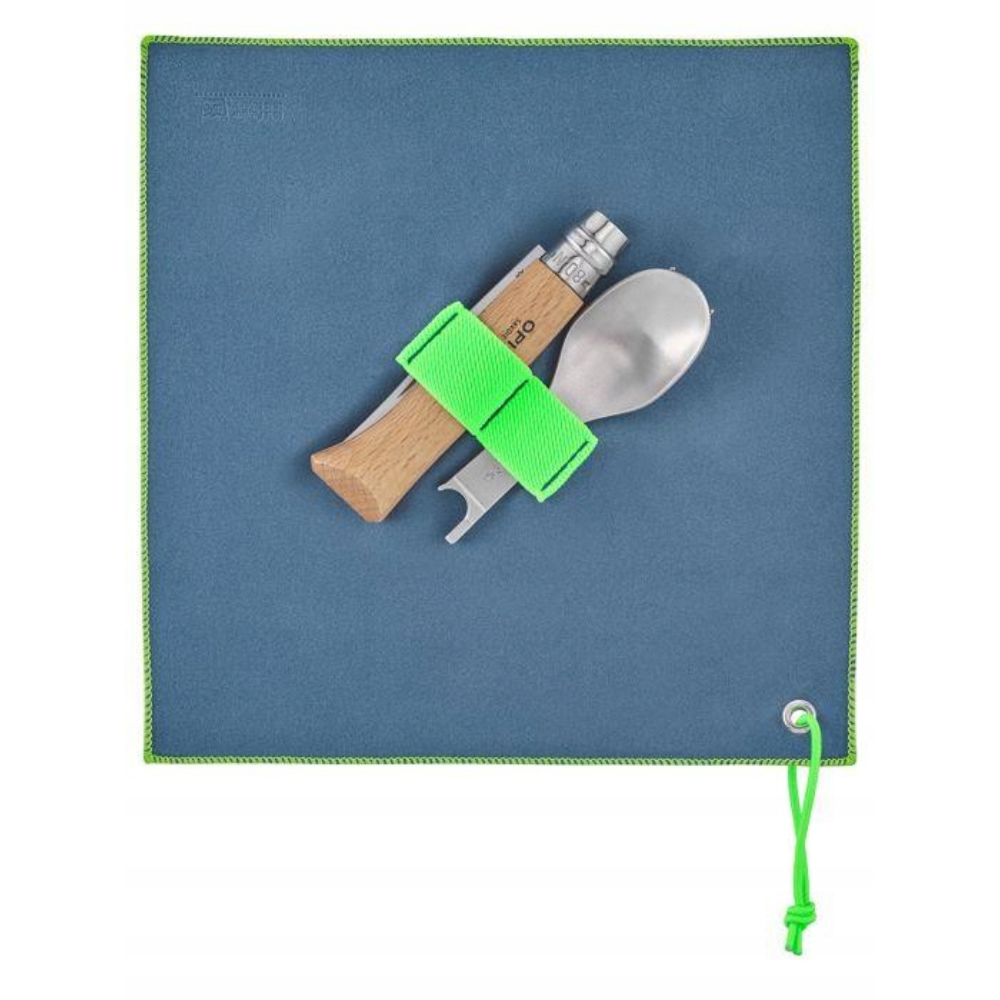 Opinel Picnic+ N°08 Besteckset Klappmesser Löffel Gabel Camping Buche