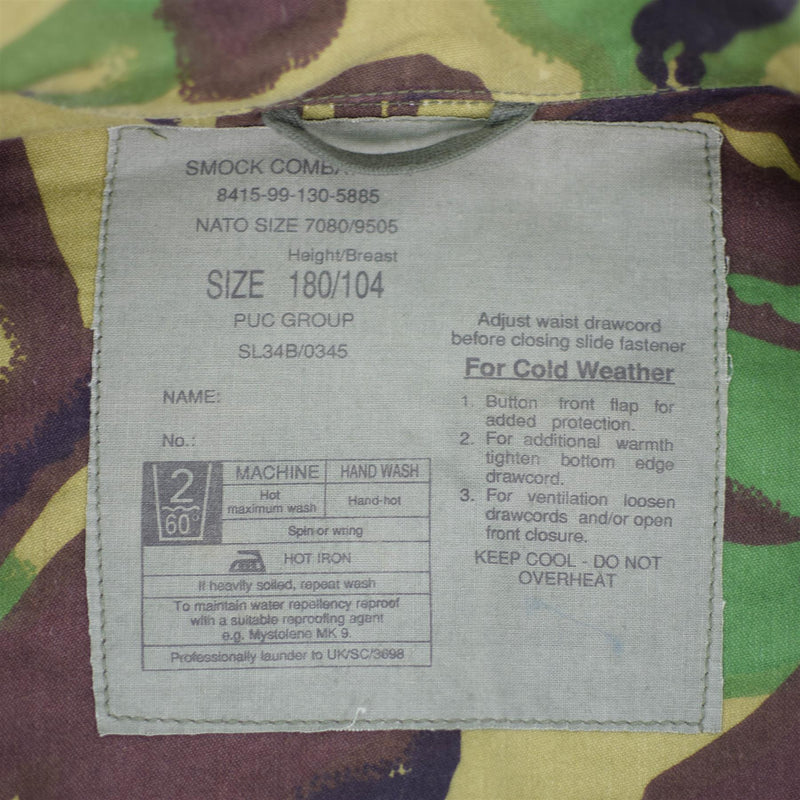 Original britische Armeejacke BDU Kampfkittel Kaltwetterparka Militärausgabe