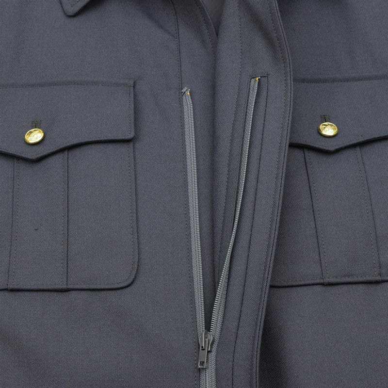 Genuine Czech Military blue blouse jacket golden buttons casual army blouson NEW - GoMilitar
