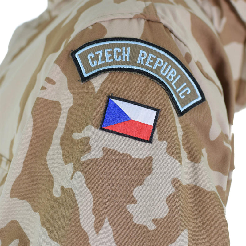 Original tschechische Armee Parka Winddichte Jacke BDU Wüstentarn Militär Überschuss NEU