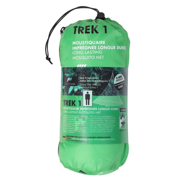 Pharmavoyage Moskitonetz Trek 1 Camping Outdoor Insektenschutz Mesh Schutz Weiß