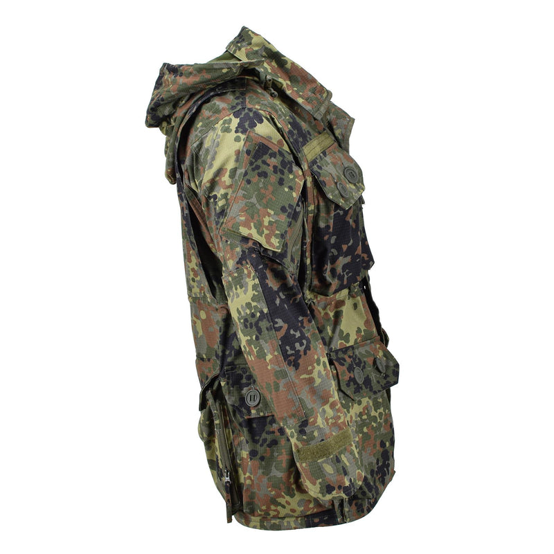 TACGEAR Marke Militärischen stil kommando smock jacke full-zip ripstop flecktran