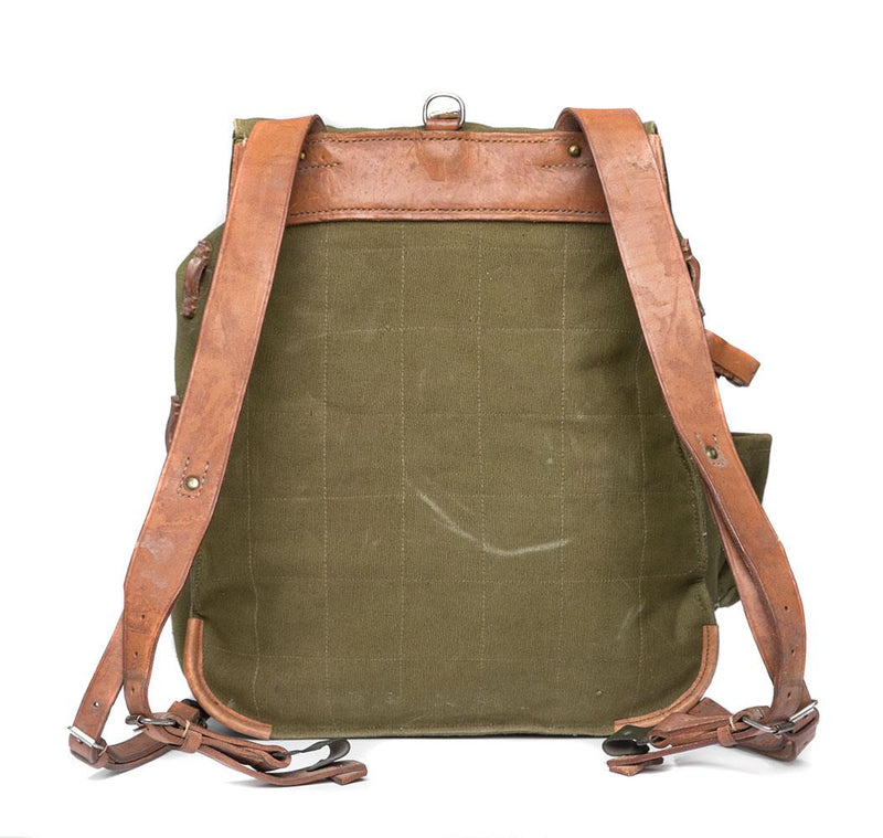 Original rumänische Armee Rucksack Tasche Militär Überschuss OD Schultergurt Canvas
