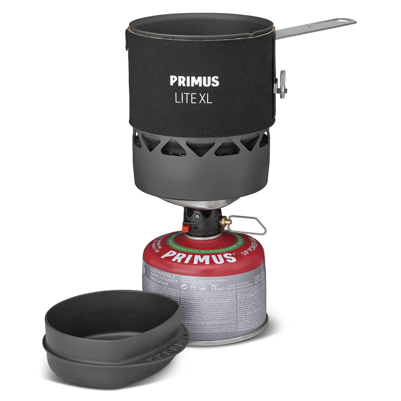 Primus Lite XL Kochset Topf 1L Wanderbrenner leichter Camping Essenswärmer