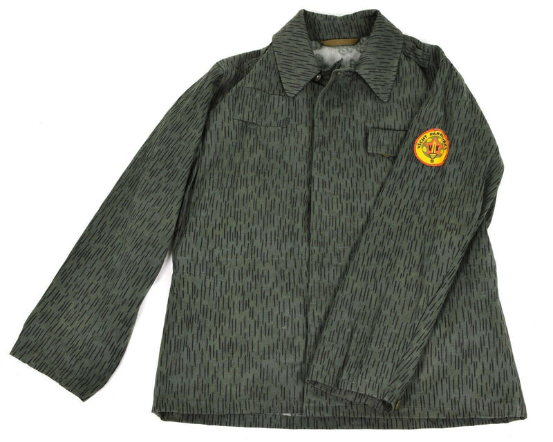Original tschechische Armee Militär Kampf M60 Feldjacke Parka Regentropfen Camouflage 