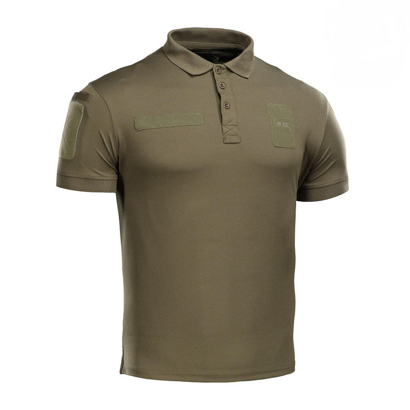 M-TAC Poloshirt im Militärstil, atmungsaktiv, leicht, taktische Unterwäsche, Oliv