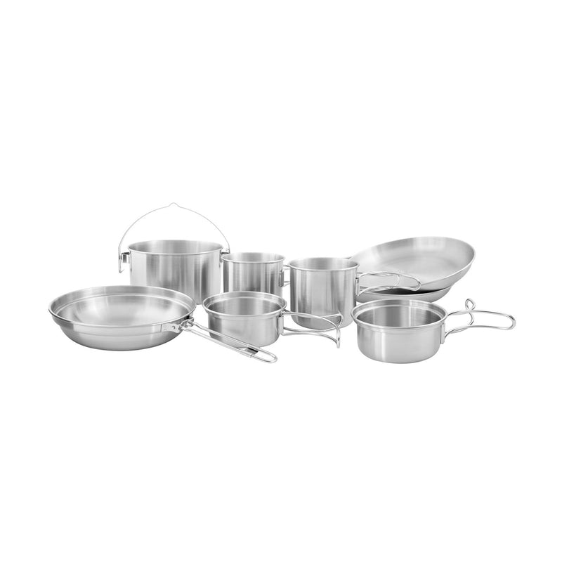 Tatonka Picnic Set II 8tlg kompaktes Camping Kochgeschirr Wander Kochset Pfanne Schüssel