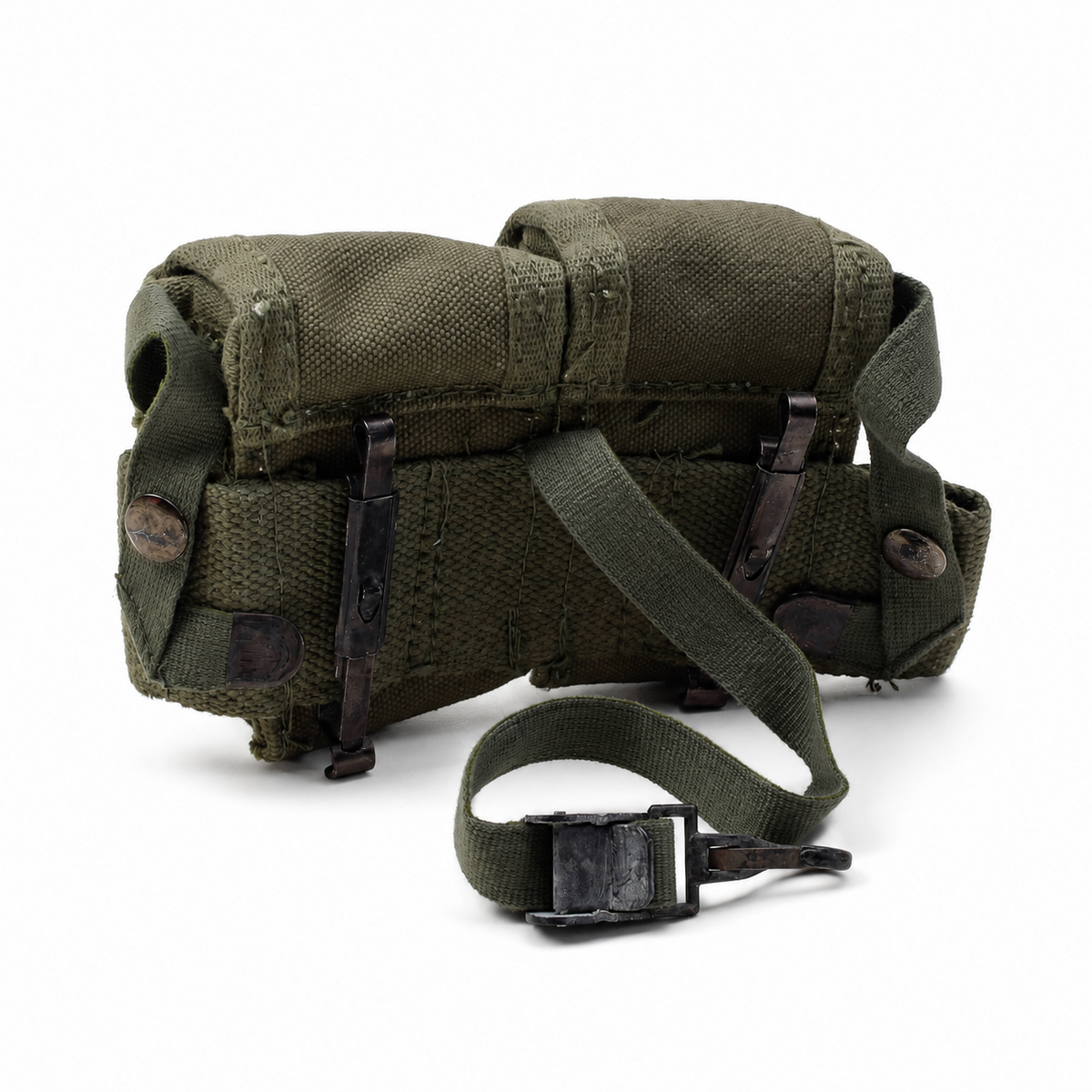 Original griechischer Militär-Handgranatenbeutel im M56-Stil, Army Surplus Olive