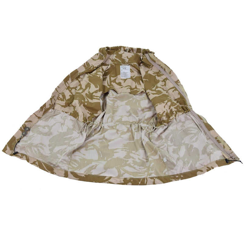 Original britische Armee Parka DPM Wüste Camouflage Smock Winddichte Jacke Militärausgabe