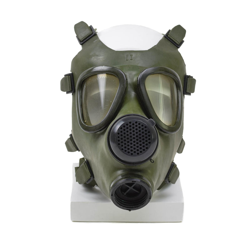 Rumänische M74 Gasmaske Vollgesichts-NBC-Atemschutzmaske Vintage oliv Militärüberschuss