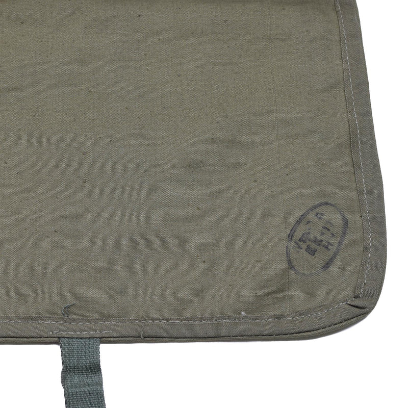 Original bulgarische Armee oliv Umhängetasche verstellbarer Riemen Outdoor Reisen NEU