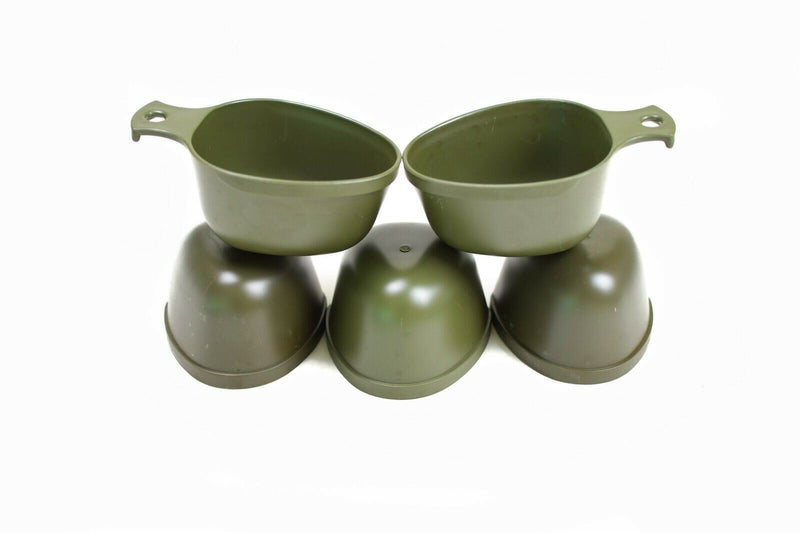Original schwedische Armee Tasse Kunststoff Becher Trangia Kuksa Schweden Militär Ausgabe LOT