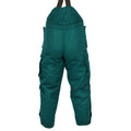 Original österreichische Militär-Thermo-Trägerhose für kaltes Wetter, isoliert, grün