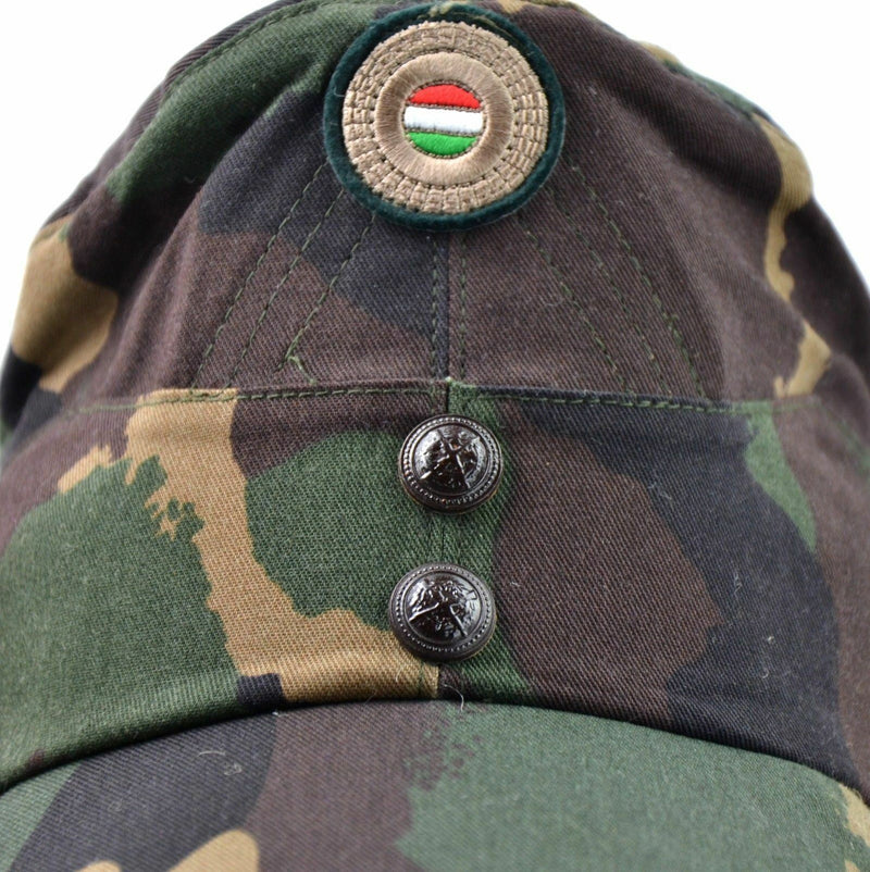 Echte ungarische Tarnmütze der Armee, Wintermütze, Militärmütze, Feldmütze mit farbigem Abzeichen, NEU