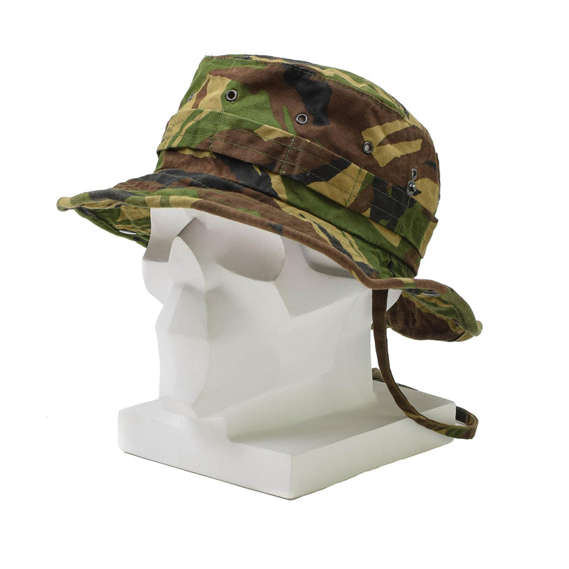 Original niederländischer Militär-Panamahut mit Nackenklappe, taktische DMP-Boonie-Cap, Überschuss