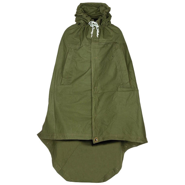 Original wasserdichtes Zeltplane-Zelt der rumänischen Armee, Olivgrüner Poncho, 180 x 180 cm