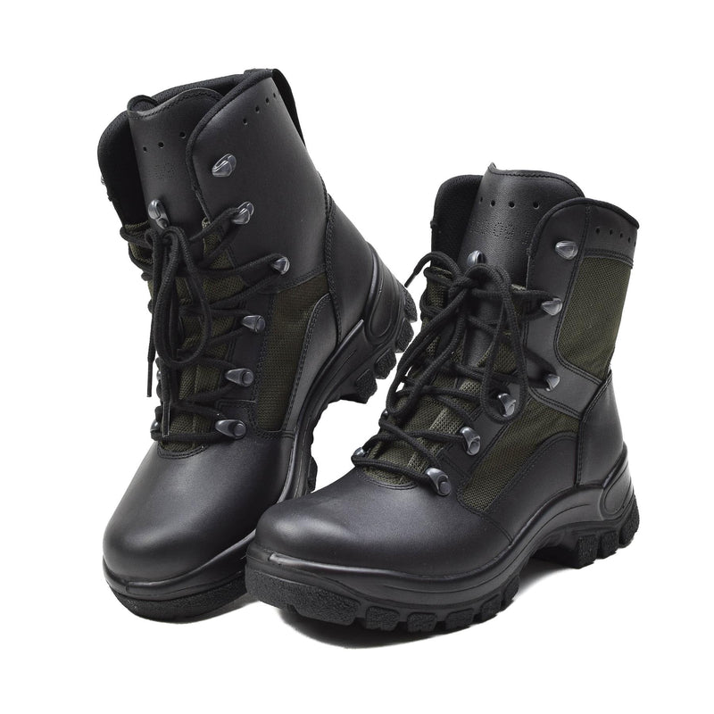 Original deutsche Militär Kampfstiefel Leder Textil taktische Feldschuhe NEU