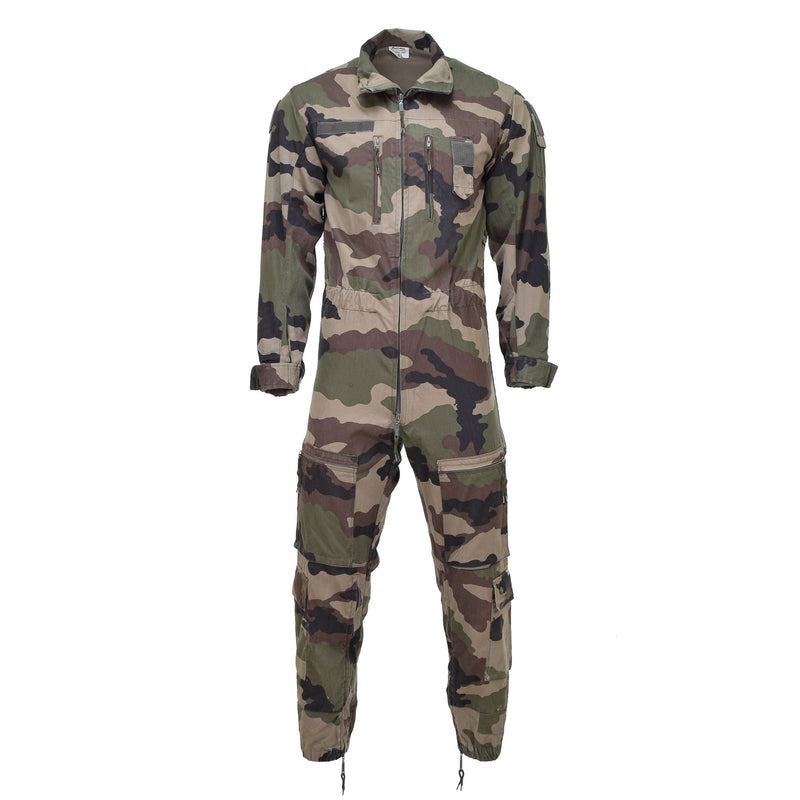 Echter französischer Militäroverall, Marineblauer Mechaniker-Overall, geräumige Passform, CCE Camouflage